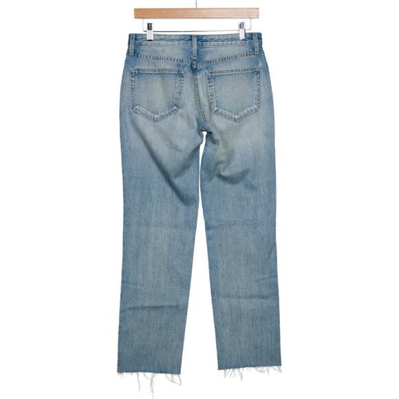 L’Agence Milana Slouchy Stovepipe Cropped Stright Raw Edge Hem Jean 25 - Picture 5 of 7